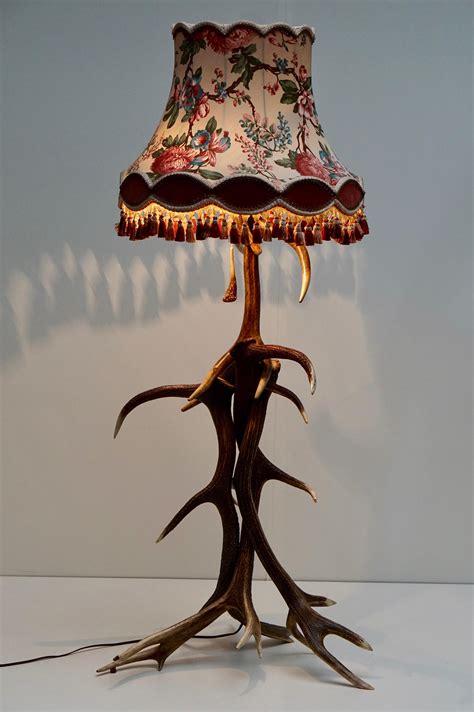Impressive Rustic Deer Antler Floor Lamp, 1950s, Austria at 1stDibs ...