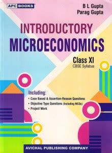 Apc INTRODUCTORY MICROECONOMICS FOR CBSE Class - 11: Buy Apc ...