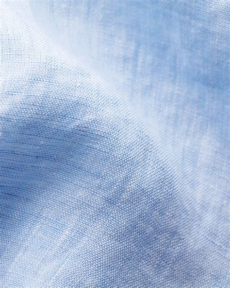 Blue linen resort shirt - Eton