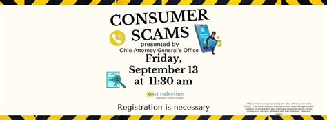 Consumer Scams presented by the Ohio Attorney Generals Office, East ...