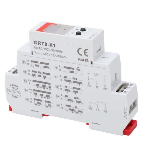 Digital Display Time Relay, ABS AC 230V Time Relay Durable Flame ...