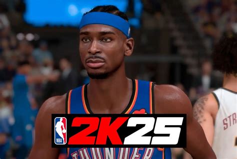 NBA 2K25 Shai Gilgeous-Alexander Cyberface Update