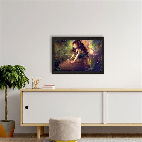 Little Angel Satin Matt Texture UV Art Painting - eCraftIndia Online