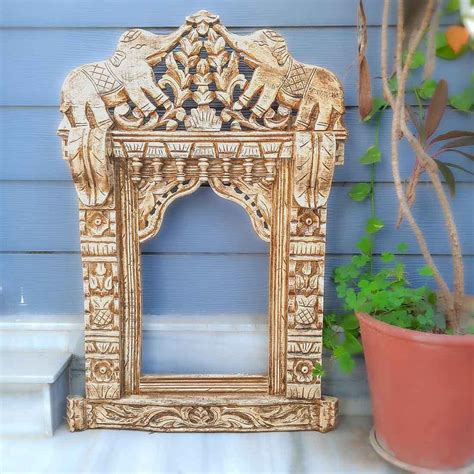 Handcrafted Wooden Jharokha Frame - Shop Online