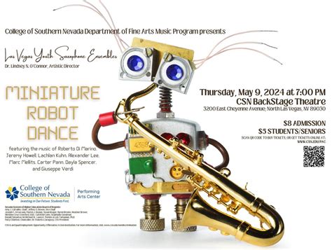 CSN SAXOPHONE ENSEMBLES CONCERT , Backstage Theatre At Csn Cheyenne ...