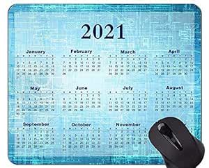 APSRA 2021 Calendar Gaming Mouse Pad,Circuit Formula Themed Mouse Pad ...