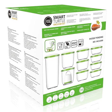 FOSA Vacuum Seal Food Storage System Reusable Container Deluxe Set with ...