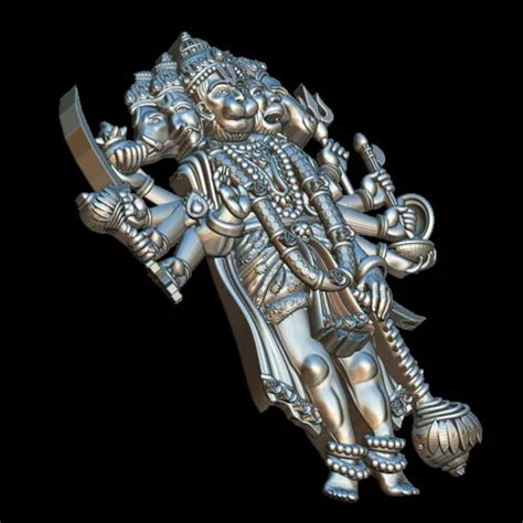 Buy Panchmukhi Hanuman 3D Model - Exquisite Design