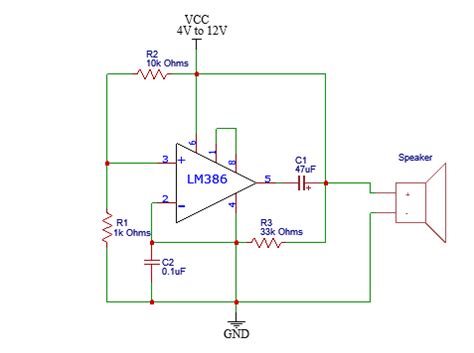 LM386 Audio Amplifier Pinout, Example Circuits, Datasheet,, 60% OFF