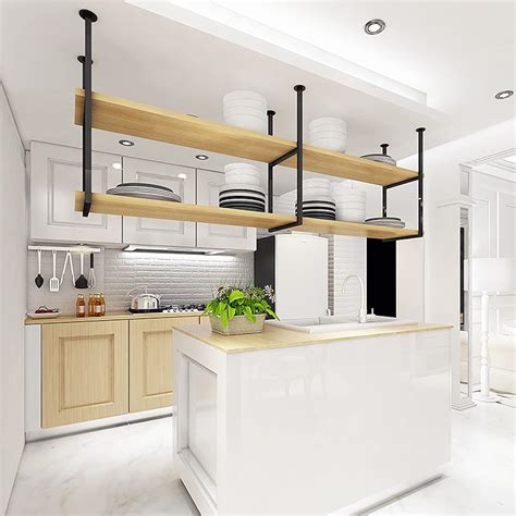 KEPMOGOH Ceiling Shelf, Floating Shelves Kitchen Storage Wine India | Ubuy