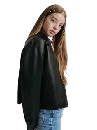 Buy STYLEVERSE-stay in style Women's Black Faux Leather Bomber Jacket ...
