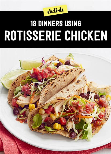 dinner recipes that use rotisserie chicken