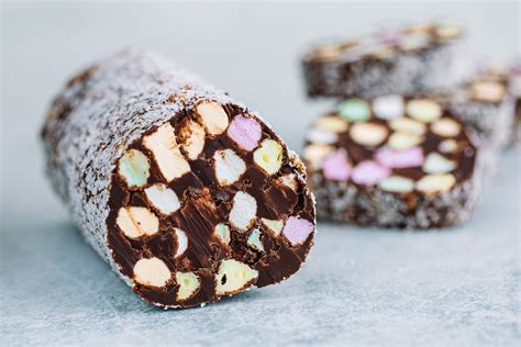 Chocolate Marshmallow Log Roll