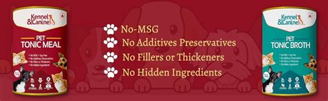 KENNEL & CANINE Pet Tonic Broth Made Out of 100% Chicken & Pet Tonic ...