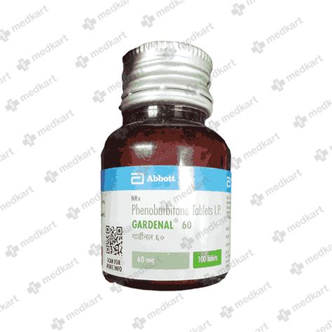 Gardenal 60mg Tablet 100's – Uses, Price & Side Effects | Medkart