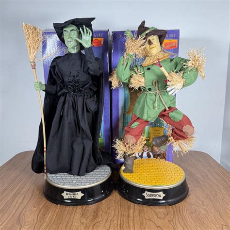 LOT 80B: 2001 Gemmy Wizard of Oz Collectible Animated Figures w/ Boxes ...