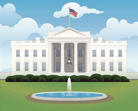 Royalty Free White House Washington Dc Clip Art, Vector Images ...