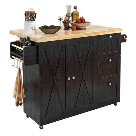 Snapklik.com : IRONCK Rolling Kitchen Island Cart