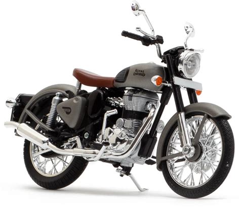 Royal Enfield Scale Model New classic 350 Dark gun metal grey