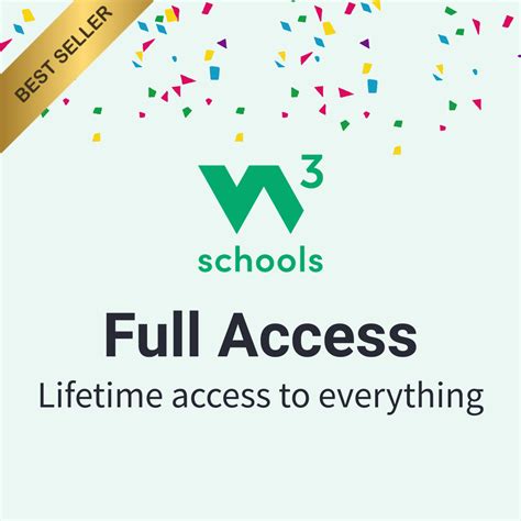Developer Certification Courses. HTML, Python, SQL & More | W3Schools ...