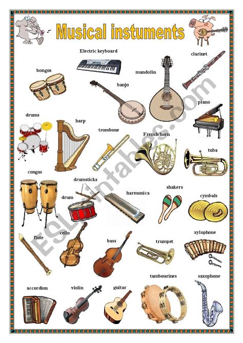Printable Pictures of Instruments 的图像结果