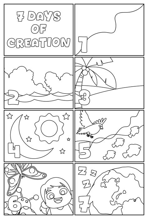 Spark Creativity with Creation Coloring Pages