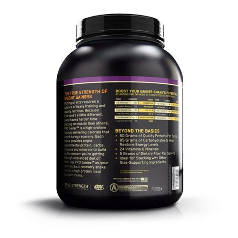 Optimum Nutrition (ON) Pro Mass Gainer - 5.09 lbs, 2.31 kg (Double ...