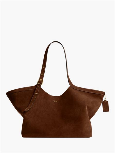 Coach Gramercy Suede Tote Bag, Brown