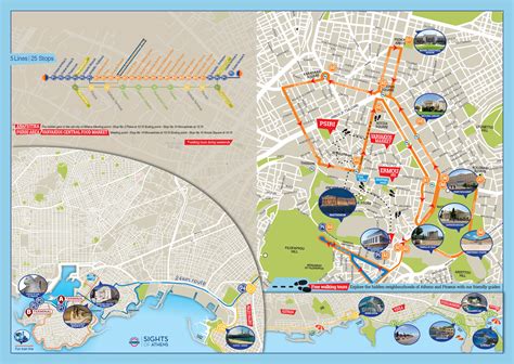 Athens Greece Printable Map