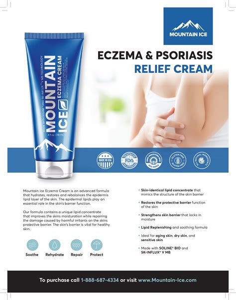 Eczema Cream - Mountain Ice Pain Relief Gel
