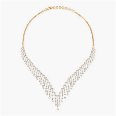 Fringed Delights Natural diamond Necklace Set
