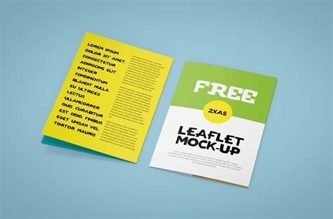 Free-A5-Leaflet-Mockup-PSD-03 | Free Mockup World