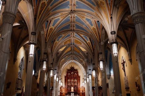 Premium Photo | Baptist, Protestant, Catholic Church inside. Praise ...