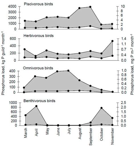 Monthly Abundance Patterns and the Potential Role of Waterbirds as ...
