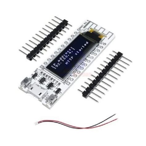 WeMos 0.91 White Display OLED Nodemcu ESP8266 WIFI Module buy online at ...
