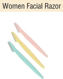 THTC Hair Trimmer Shaver and Tough Up Tool, Facial Razor with Safety ...