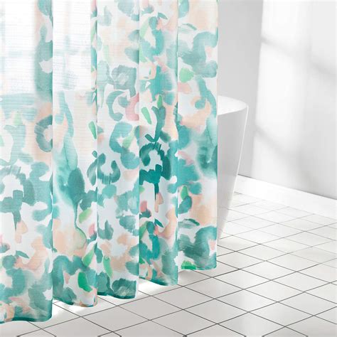 13-Piece Yara Multicolor Abstract Leopard Print Shower Curtain Set, 70x72