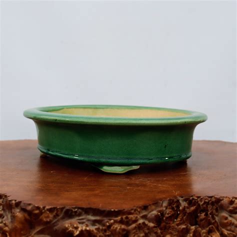 13-Inch Glazed Yixing Bonsai Pot (No. 2299k)