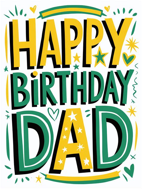 Free Download Happy Birthday Dad Floral