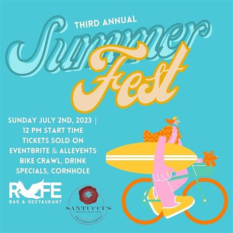 Ryfe Summer Fest!, Ryfe Bar, Restaurant, & Events, Atlantic City, 2 ...