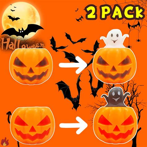 Squishy Pumpkin Toys (2-Pack) Pumpkin Head Stress Relief Ball Fidget ...