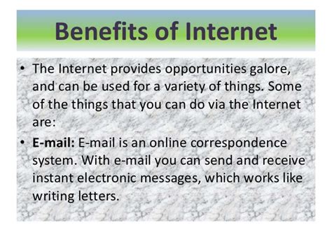 Benefits of Internet 的图像结果