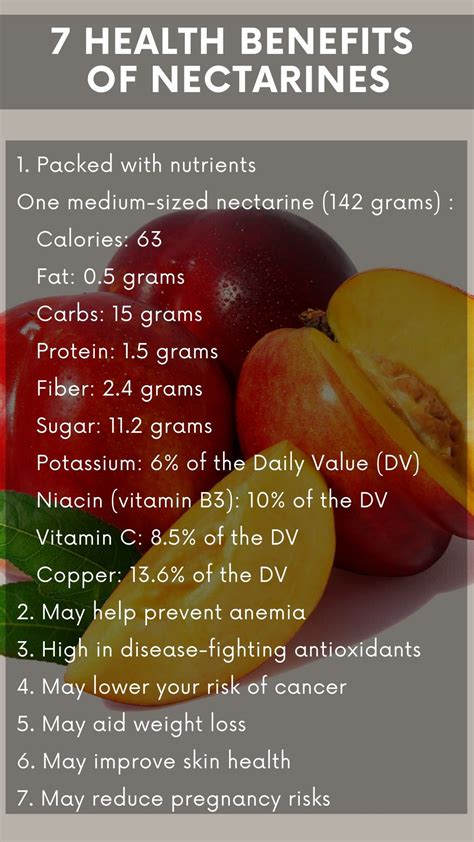 7 health benefits of nectarines