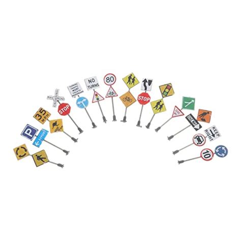 Milisten 14Pcs Traffic Road Signs Mini Traffic India | Ubuy