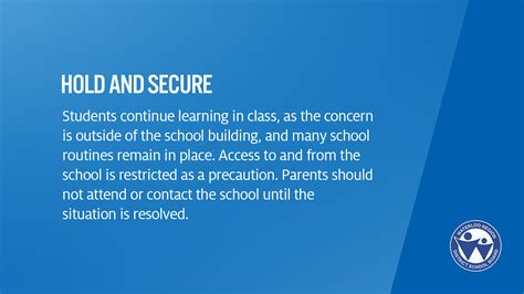 Hold and Secure at Cameron Heights Collegiate Institute (CHCI ...