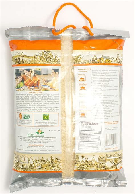 IndiaGate India Gate - White Basmati XL Rice - Excel, 10 Pound India | Ubuy