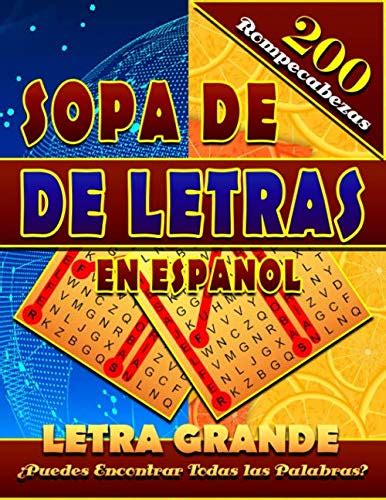 Buy Sopa de Letras en Espanol Letra Grande:: Spanish Word Search Book ...