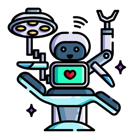 로봇 수술 - 무료 과학 기술개 아이콘