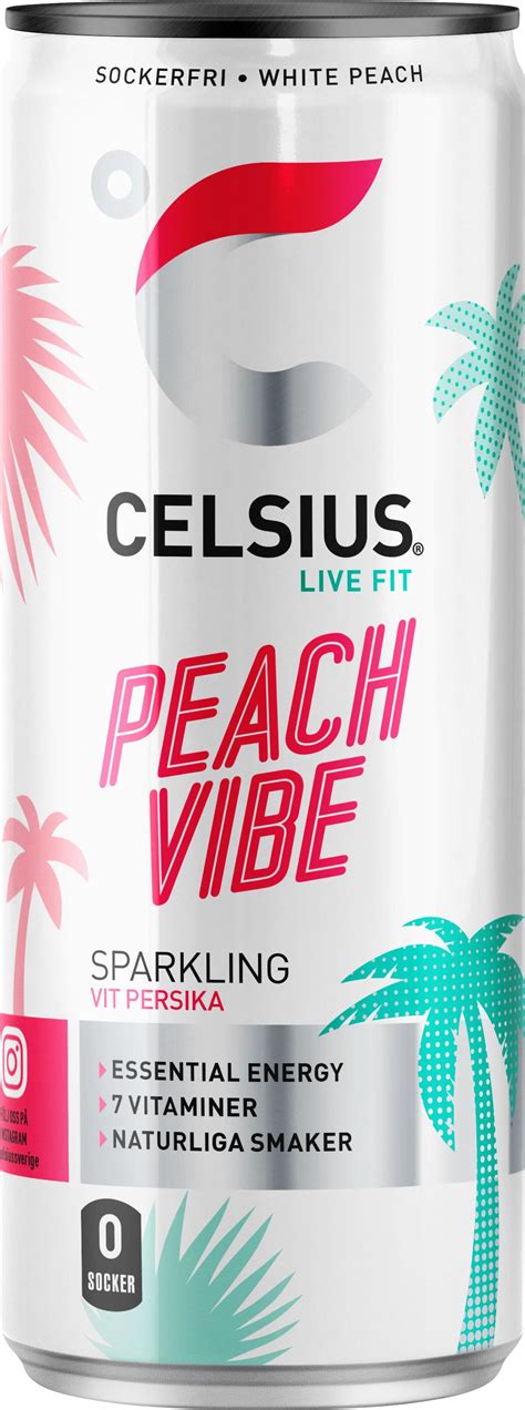 Celsius Peach Vibe 355 ml | lyko.com
