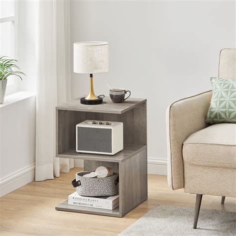 Ebern Designs Milagrosa 22.05'' tall Floor Shelf End Table & Reviews ...